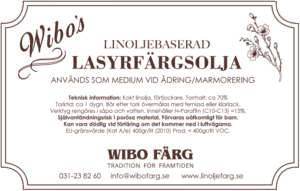 Lasyrfärgsolja